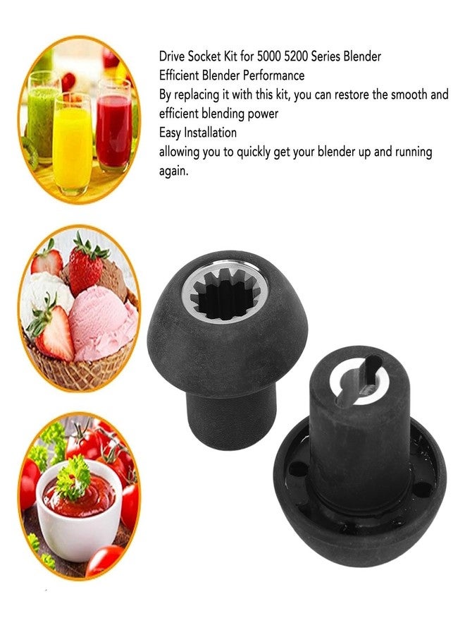 shenruifa 2pcs Replacement Part Blender Drive Socket Kit for 5000 5200 Series Blender Accessories Drive Socket Kit (BL-02) - Image 5